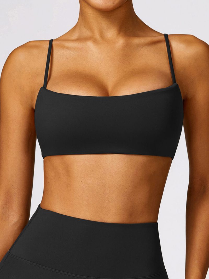 'Aria' Light Support Bandeau Gym Bra_01