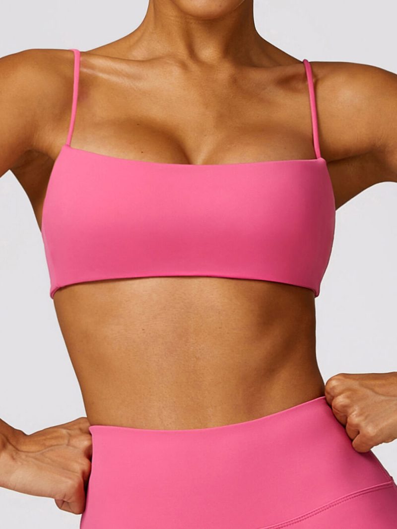 'Aria' Light Support Bandeau Gym Bra_01