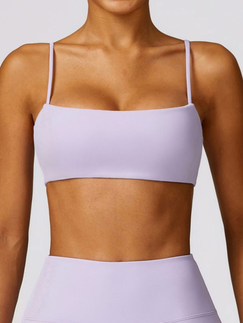 'Aria' Light Support Bandeau Gym Bra_01