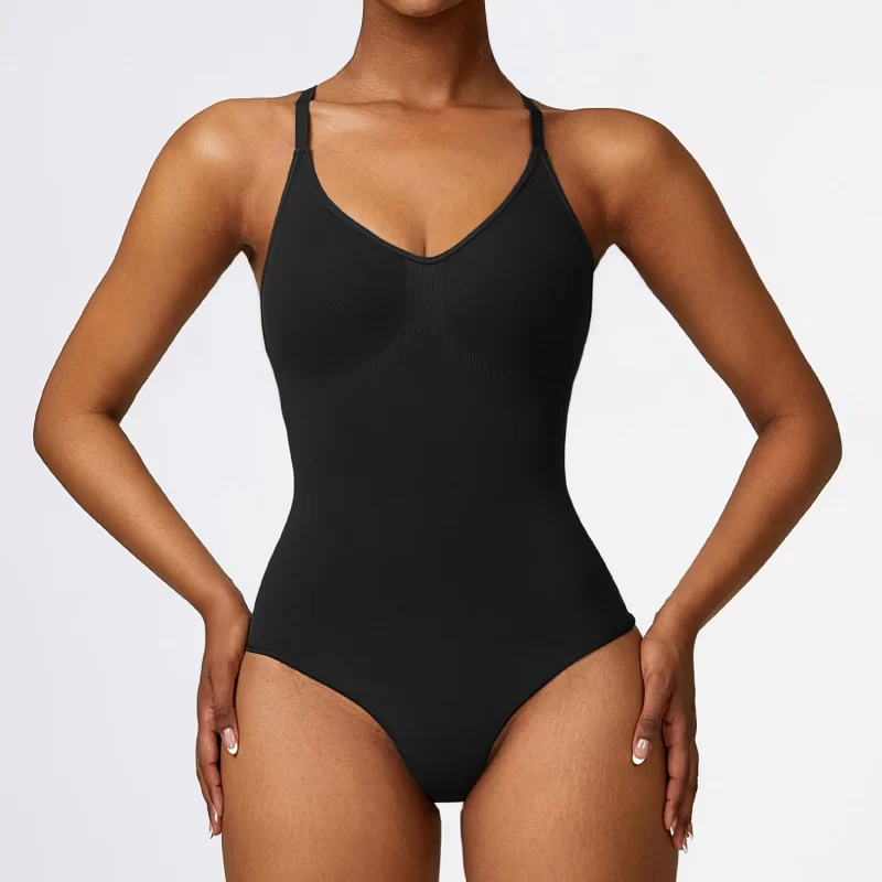 Backless Bodysuit - wholesale workout clothes - activewearvibe.com