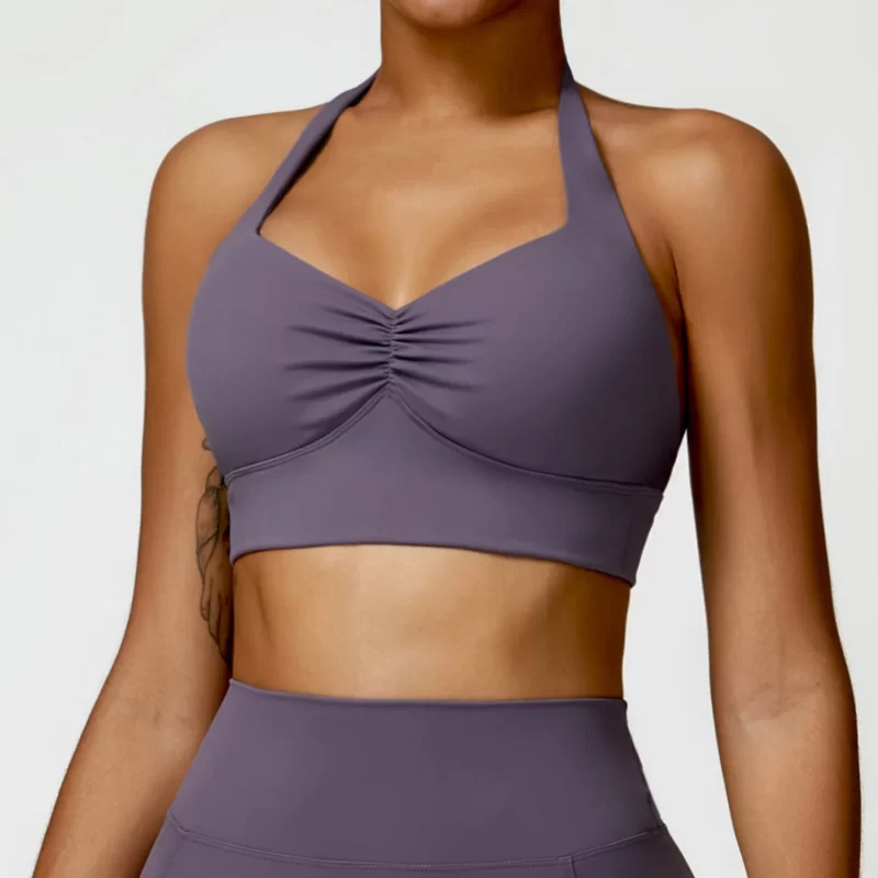 Ruched Bra - wholesale workout clothes - activewearvibe.com