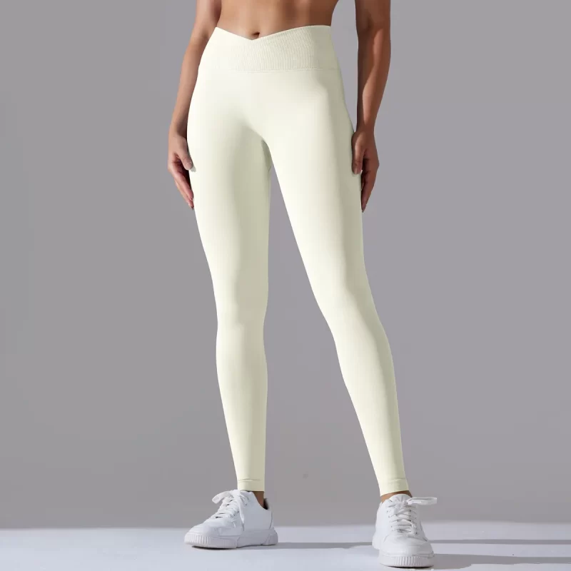 Ribbed Leggings - wholesale workout clothes - activewearvibe.com