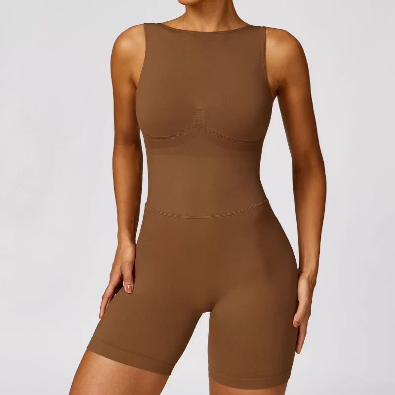 Scrunch Butt Romper - wholesale workout clothes - activewearvibe.com