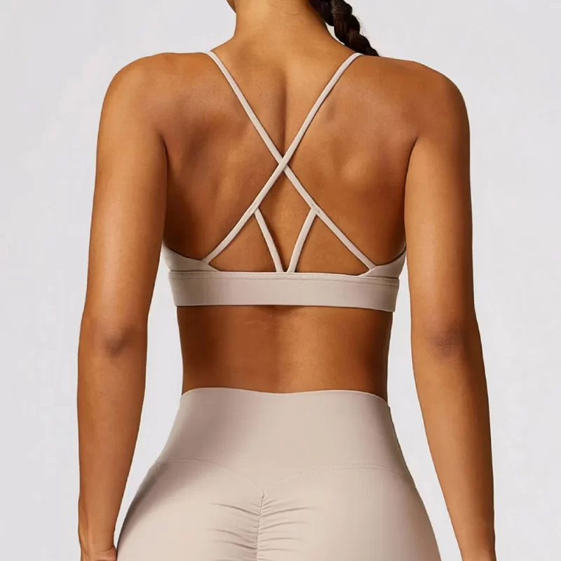 Crisscross Sports Bra - wholesale workout clothes - activewearvibe.com