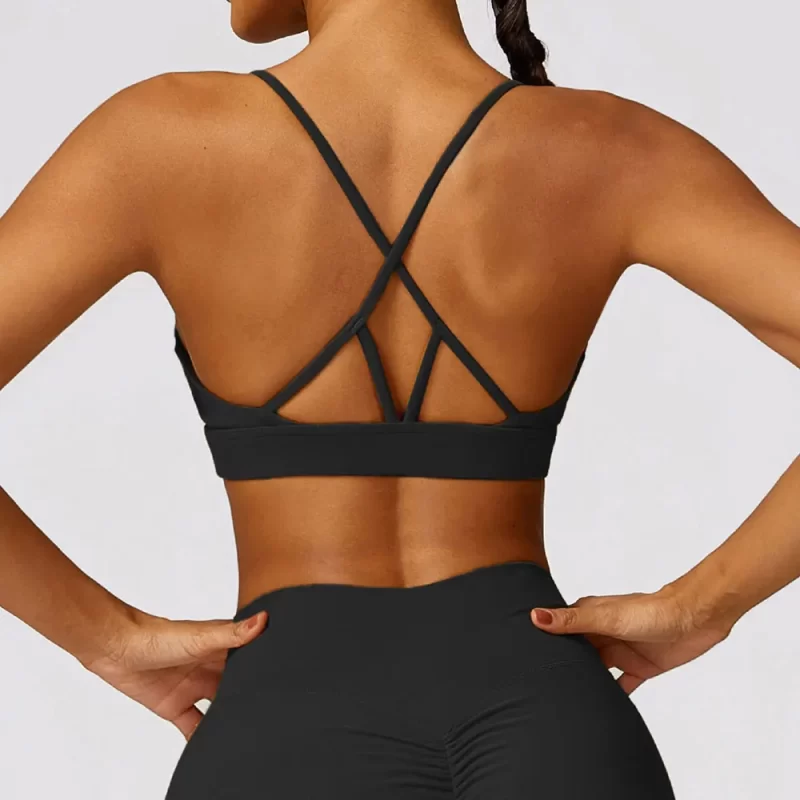 Crisscross Sports Bra - wholesale workout clothes - activewearvibe.com