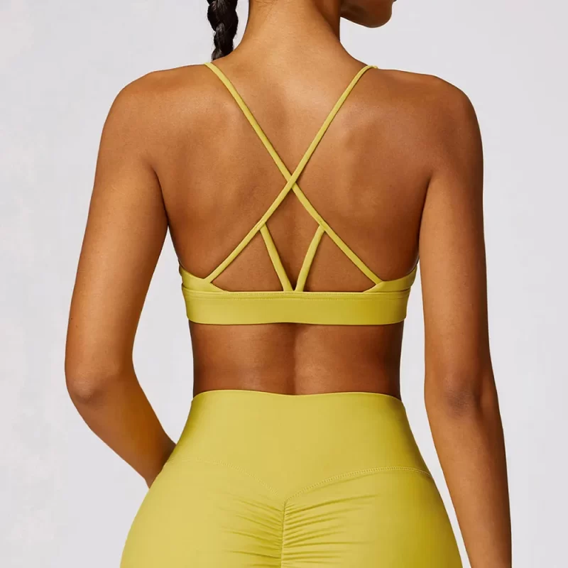 Crisscross Sports Bra - wholesale workout clothes - activewearvibe.com