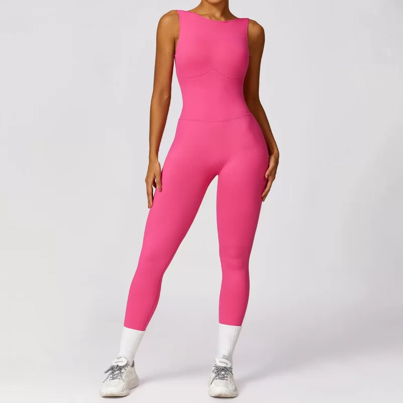 Scrunch Butt Jumpsuit - wholesale workout clothes - activewearvibe.com